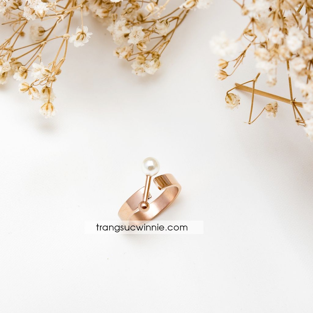 Nhẫn Pearl Cross