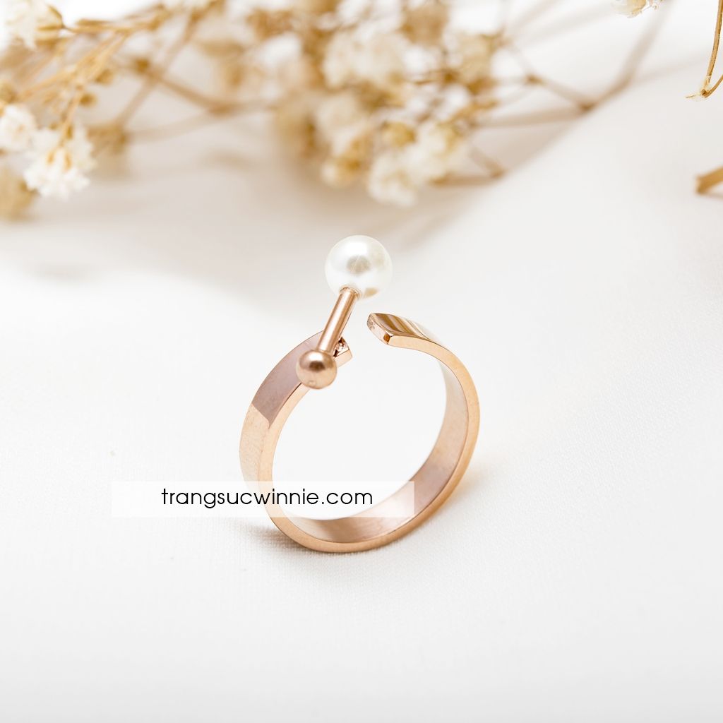Nhẫn Pearl Cross