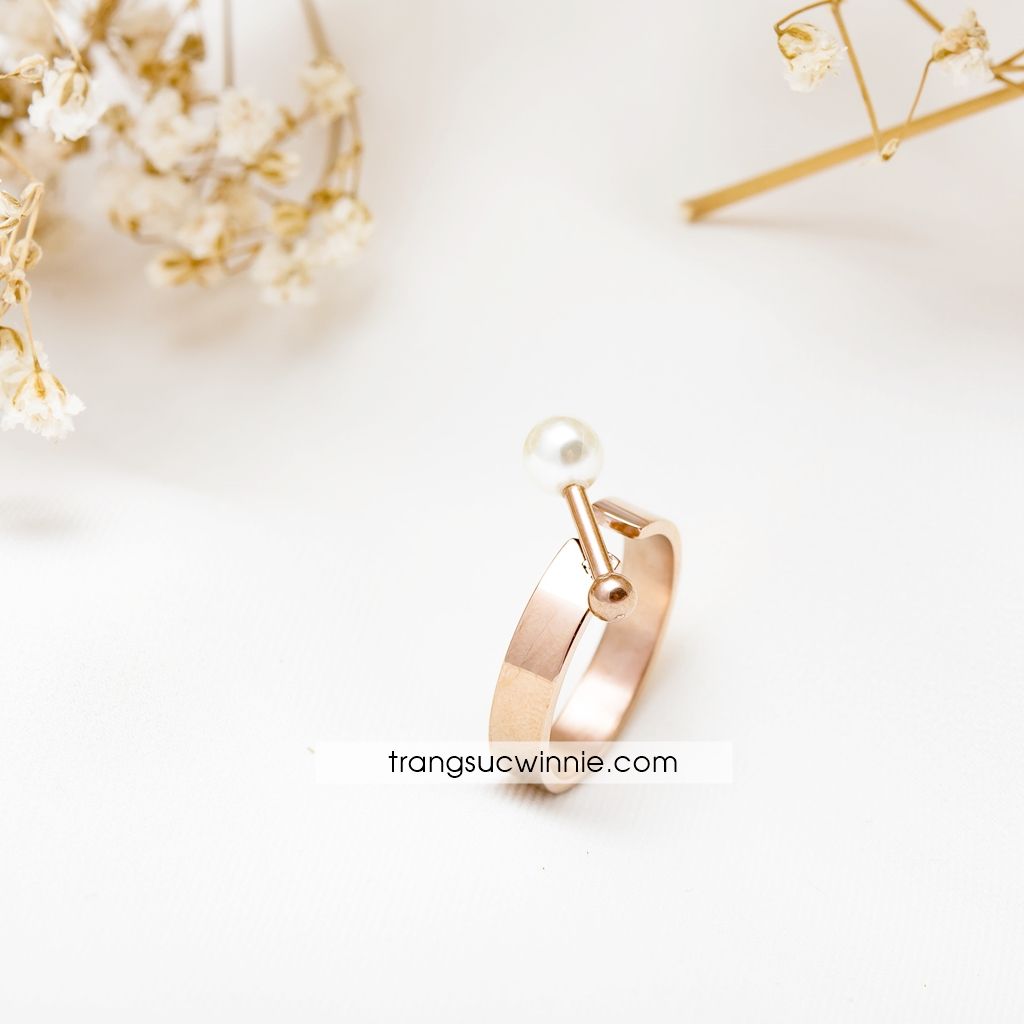 Nhẫn Pearl Cross