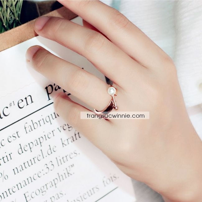 Nhẫn Pearl Cross