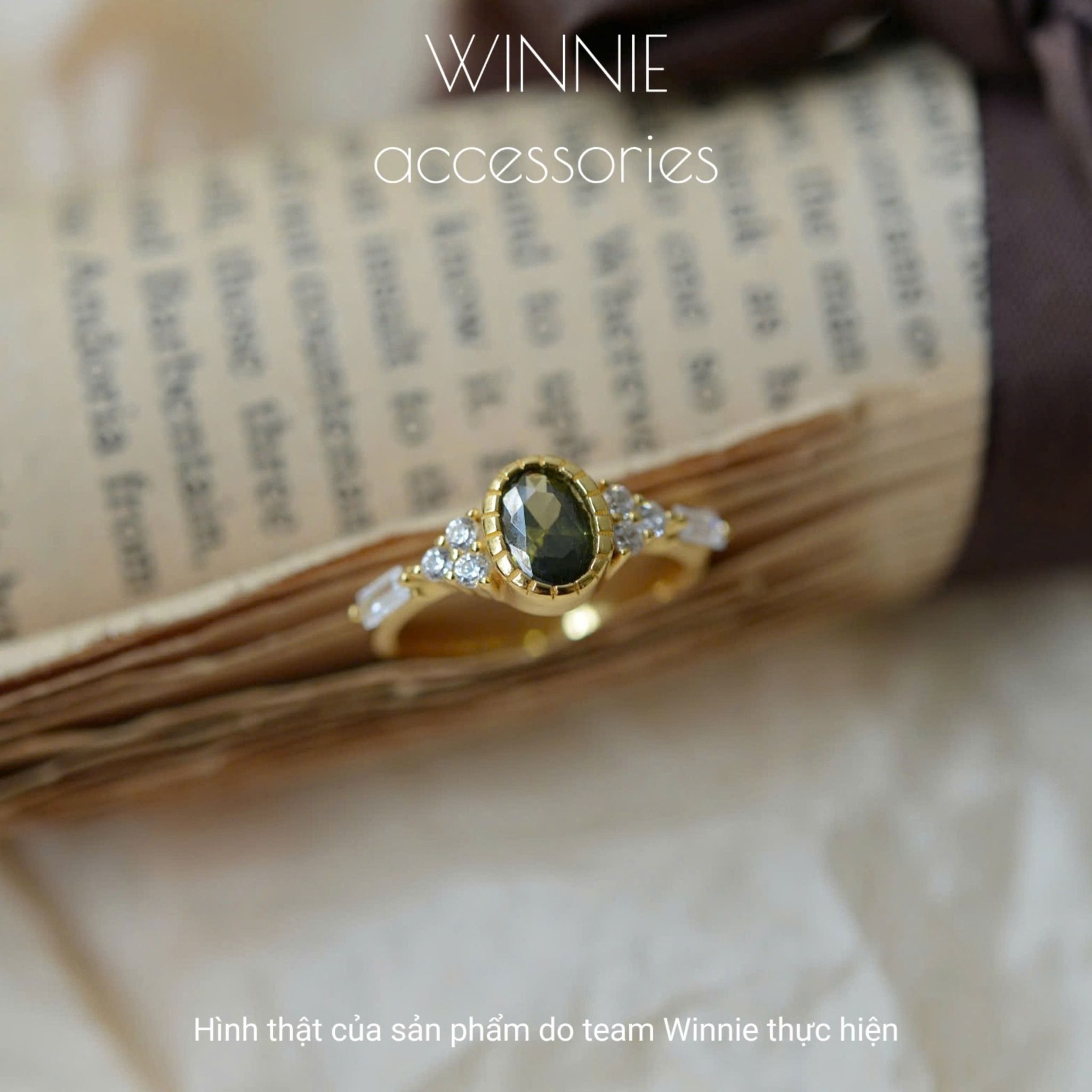 Nhẫn Bạc S925 Peridot Oval