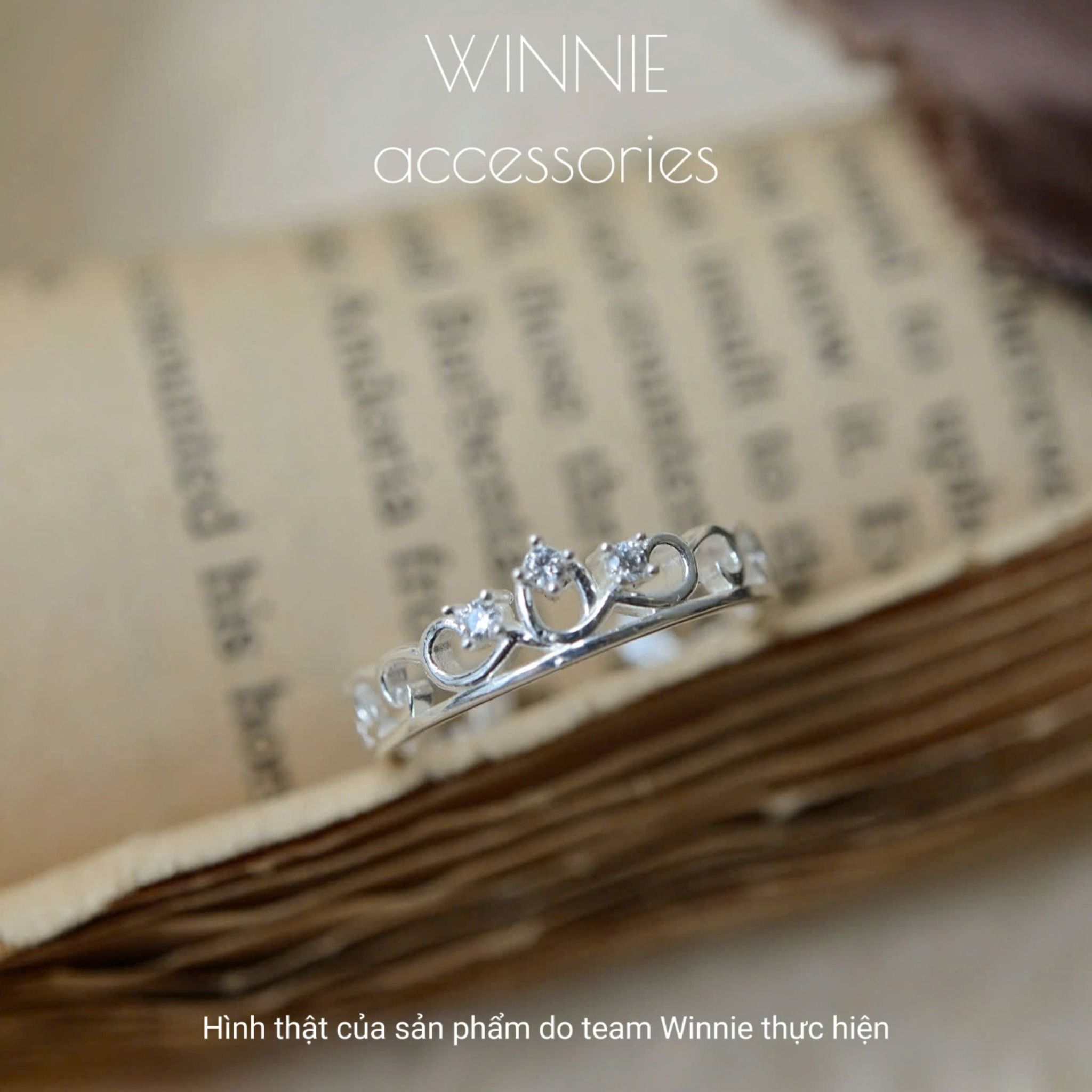 Nhẫn bạc S925 Princess