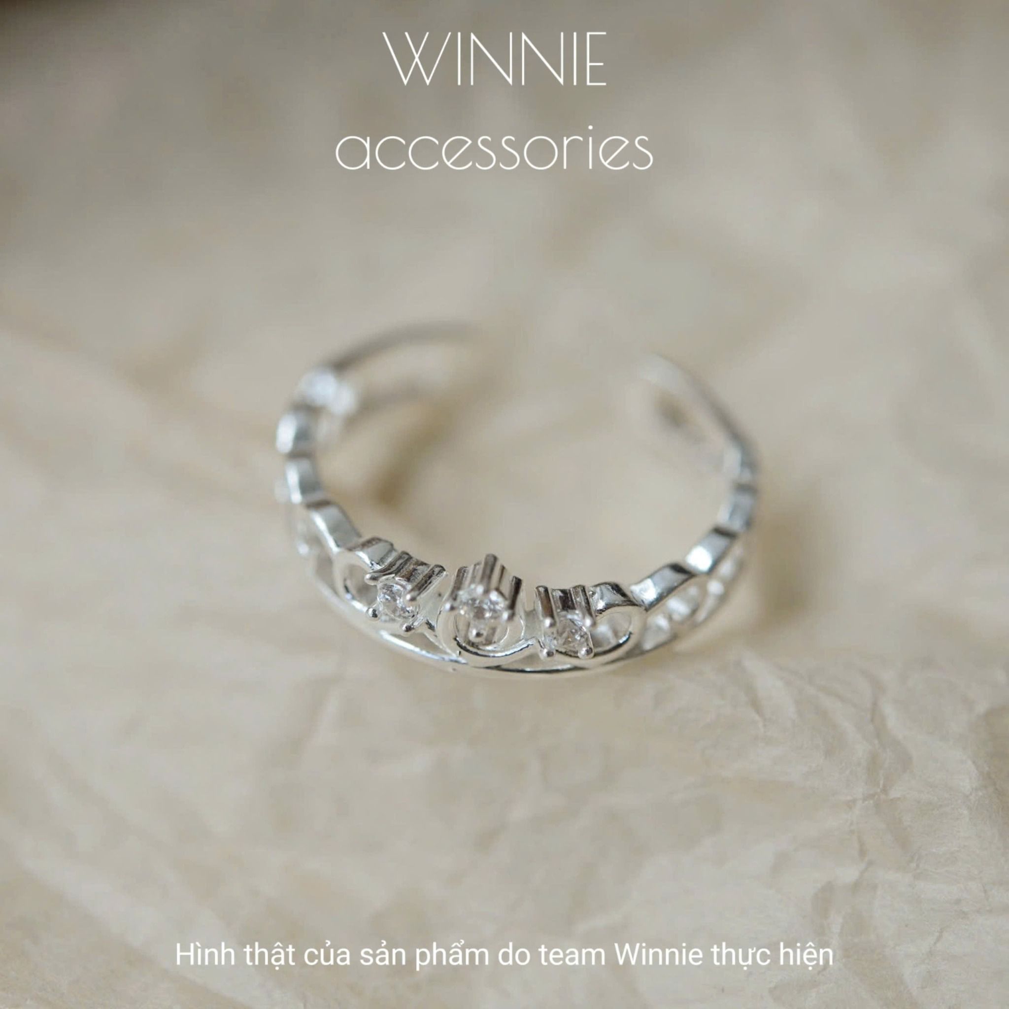 Nhẫn bạc S925 Princess
