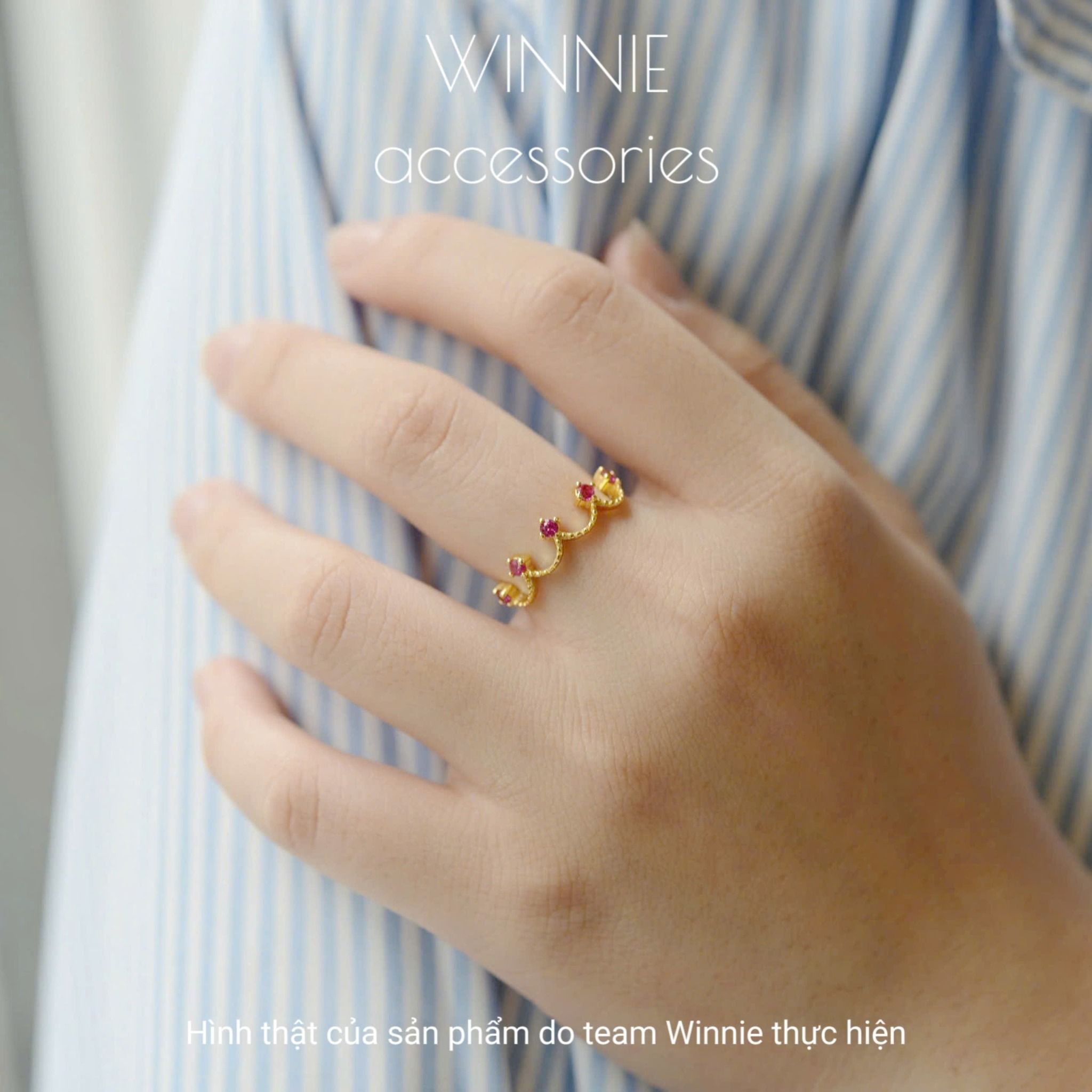 Nhẫn Bạc S925 Ruby Crown