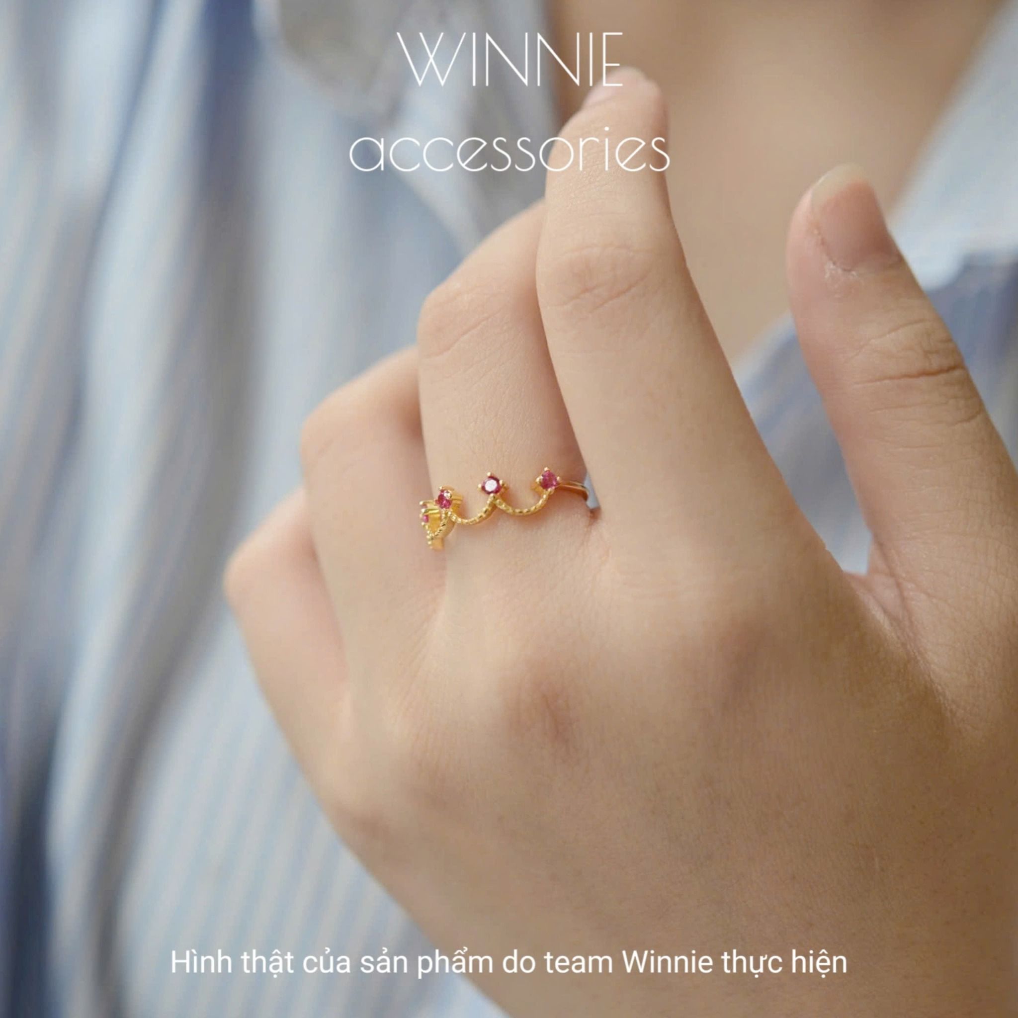 Nhẫn Bạc S925 Ruby Crown