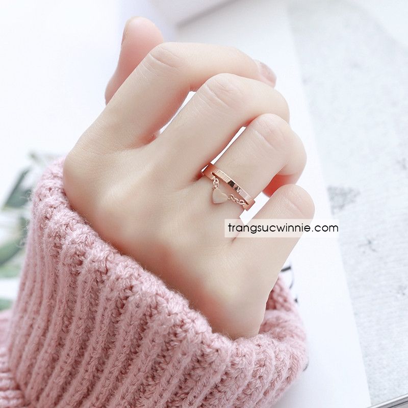 Nhẫn titan Tim min VH