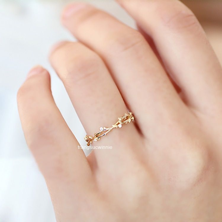 Nhẫn Bạc S925 Vanessa leaf