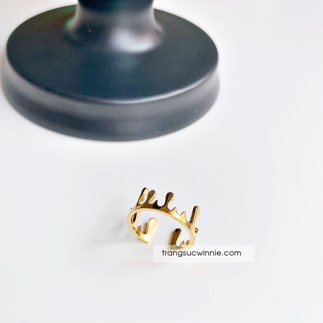 Nhẫn titan Waterdrop