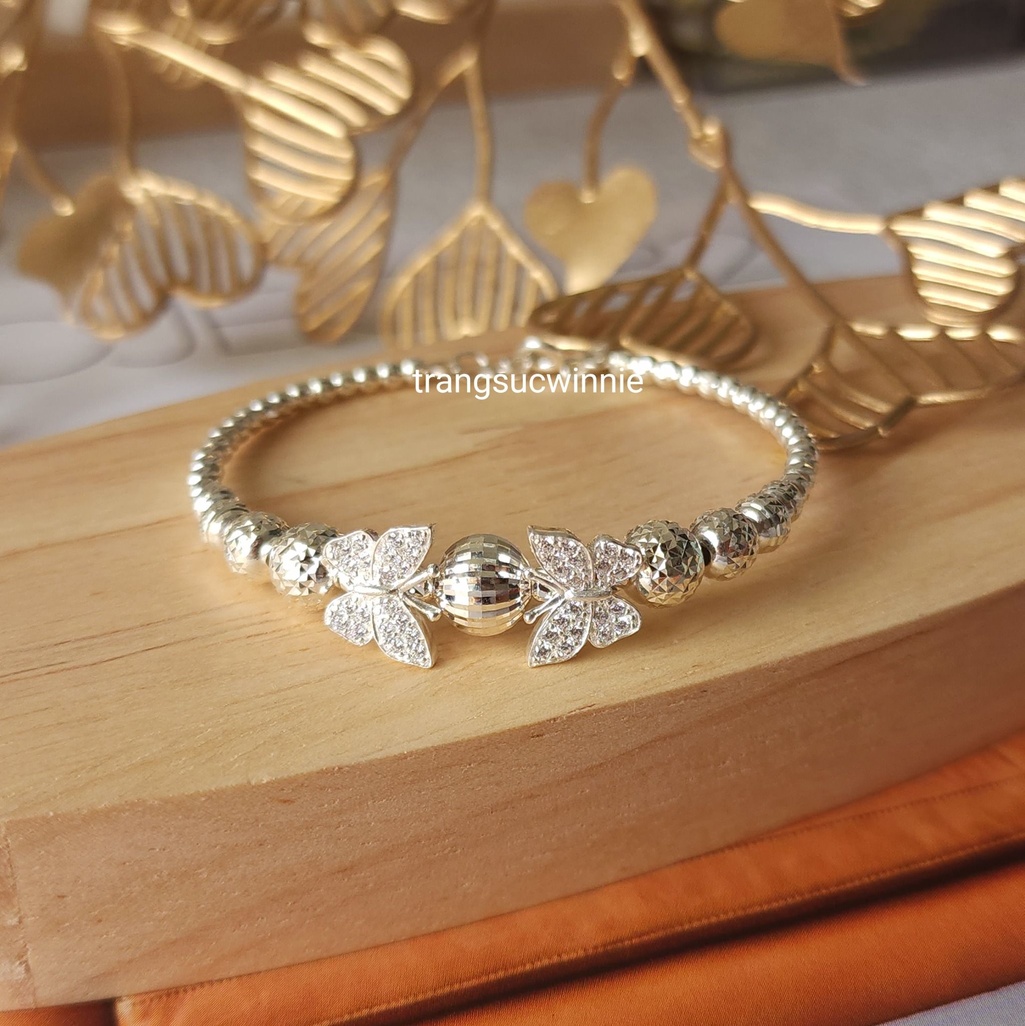Vòng tay Bạc S925 Bướm bi