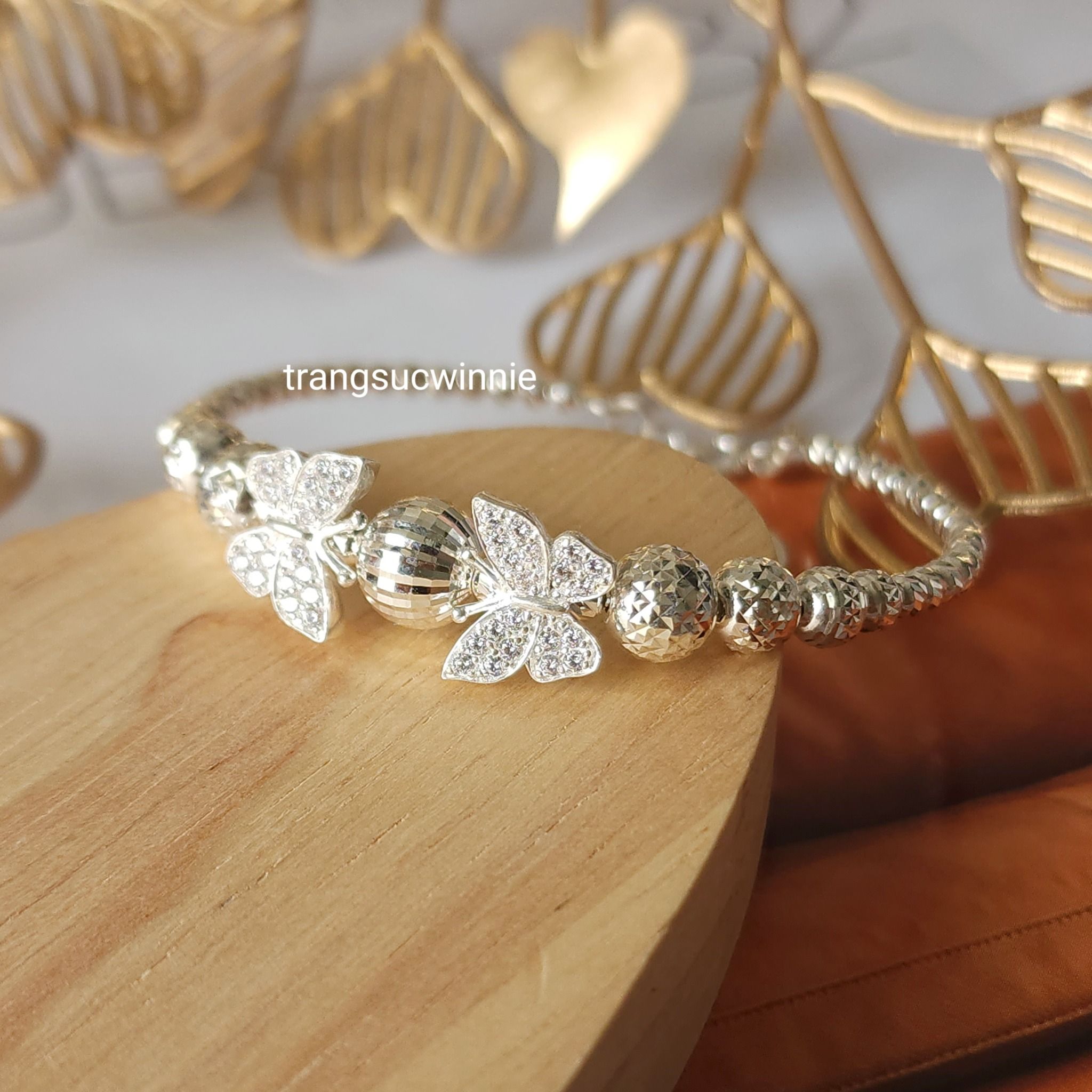 Vòng tay Bạc S925 Bướm bi