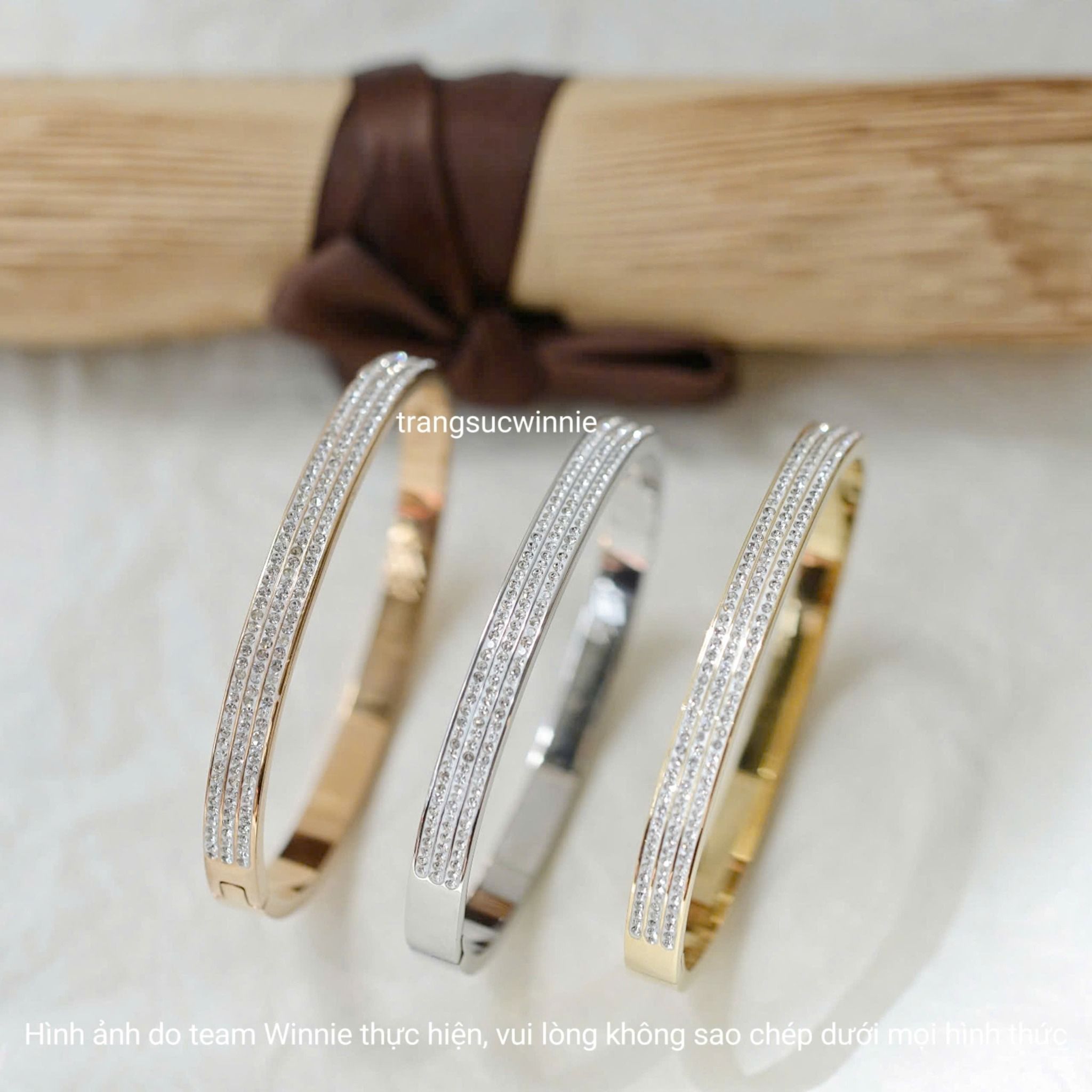 Vòng tay titan Diamond line