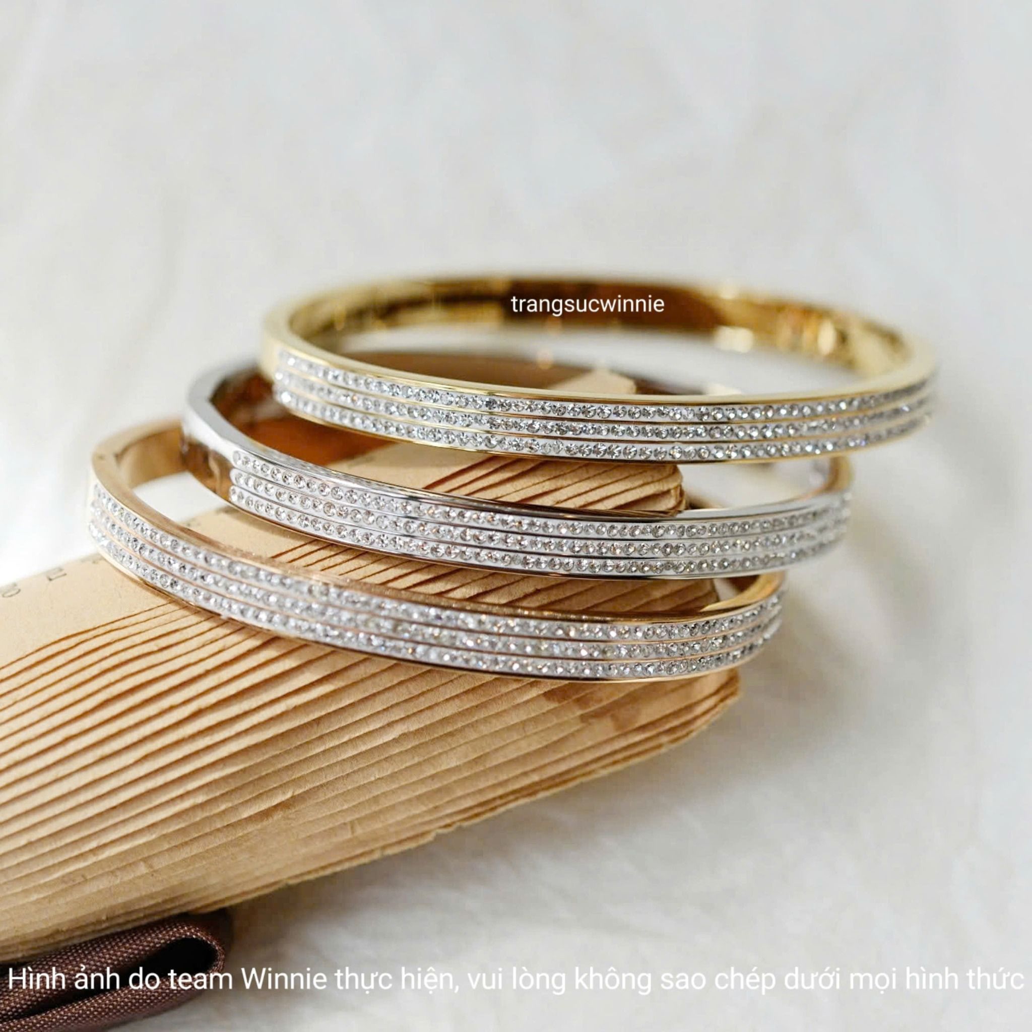 Vòng tay titan Diamond line