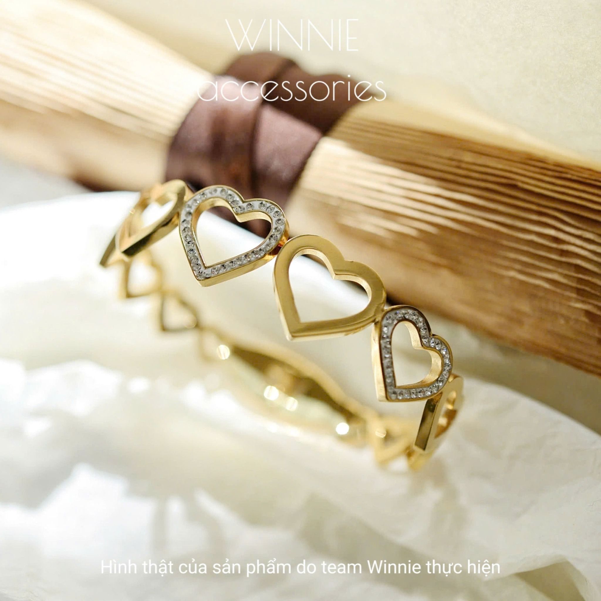 Vòng tay titan Maru heart