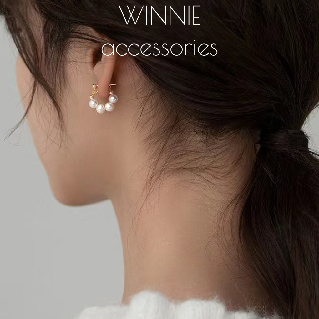 Hoa tai Bạc S925 Lady Pearl