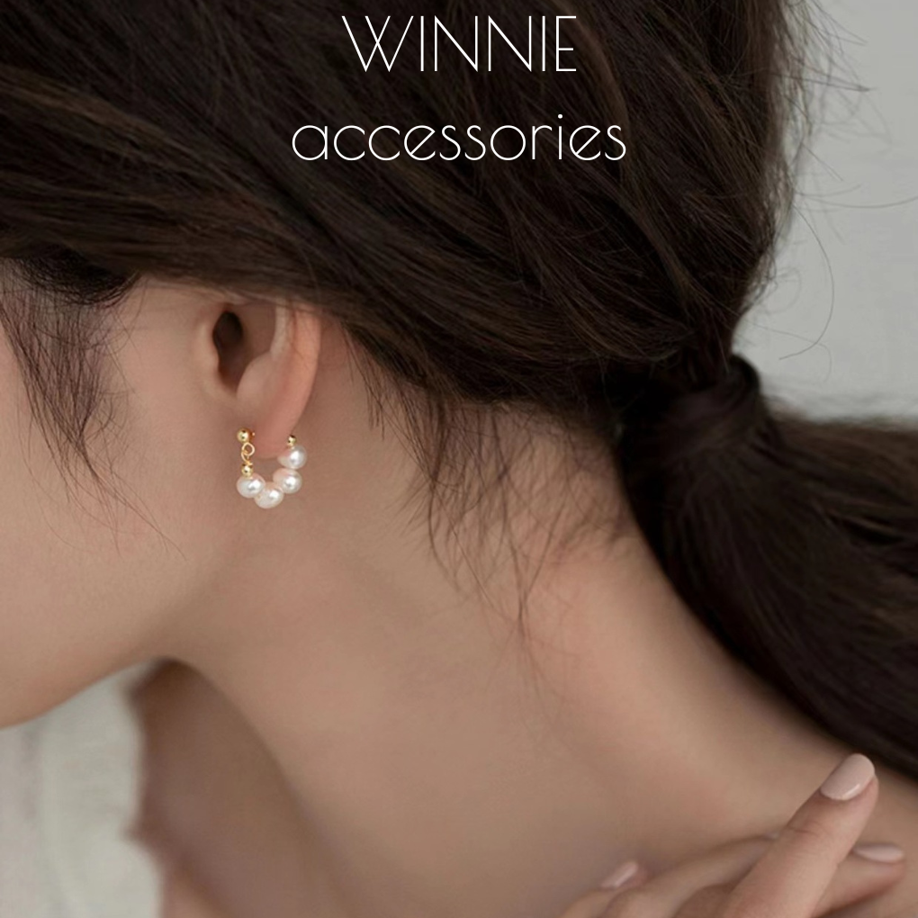Hoa tai Bạc S925 Lady Pearl