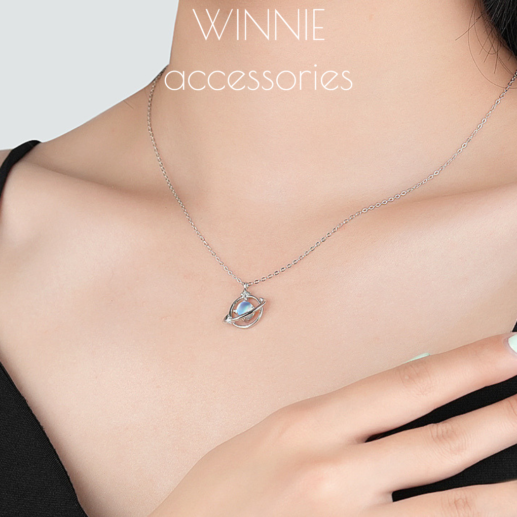 Dây chuyền Bạc S925 Blue Planet