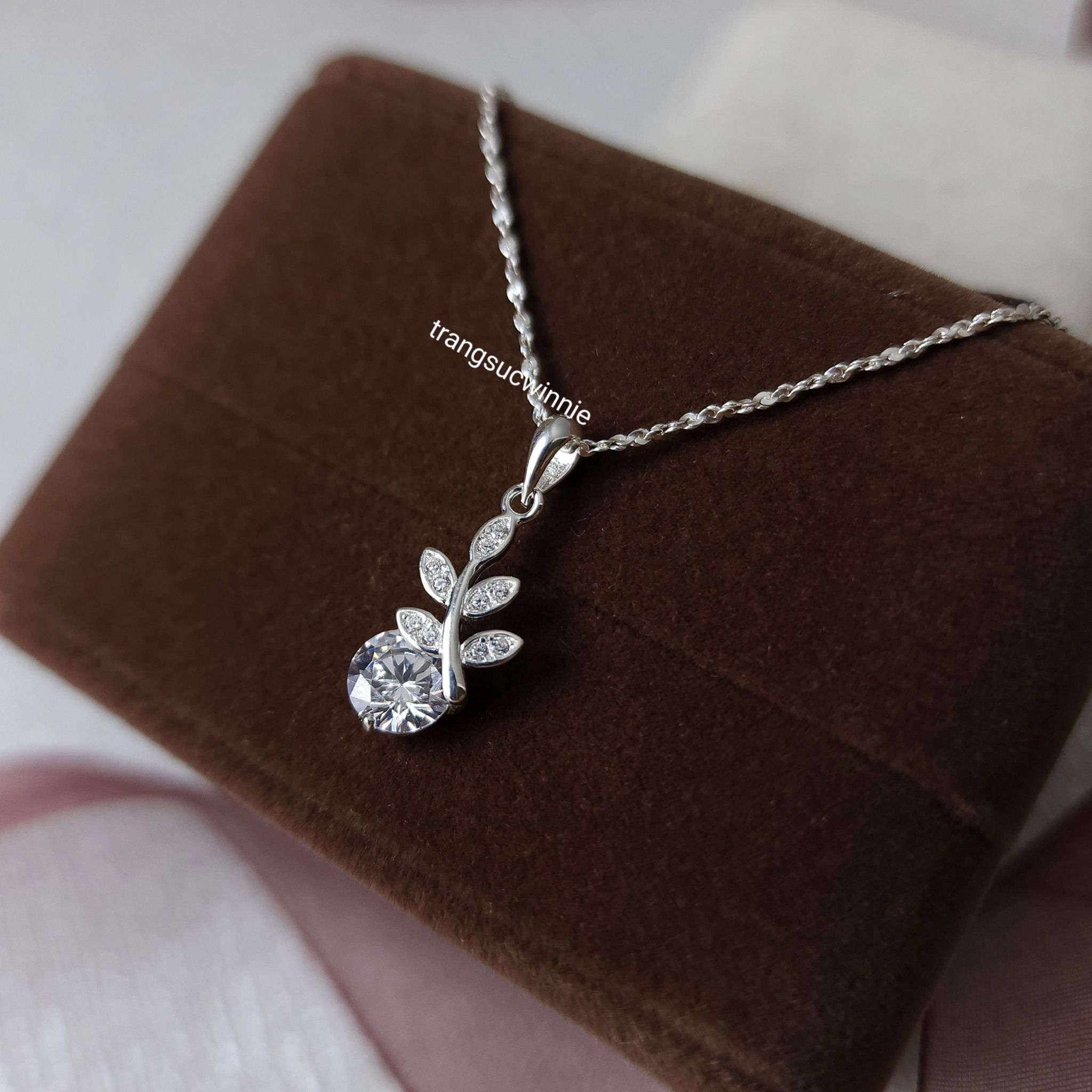 Charm Bạc S925 Leaf