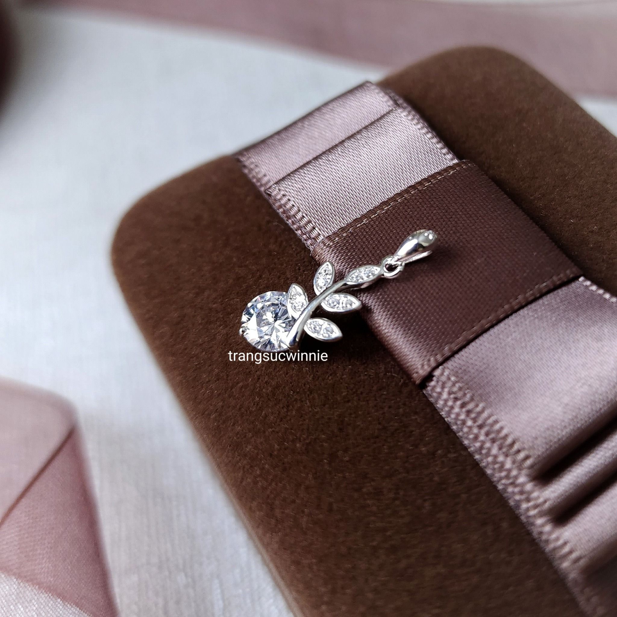 Charm Bạc S925 Leaf