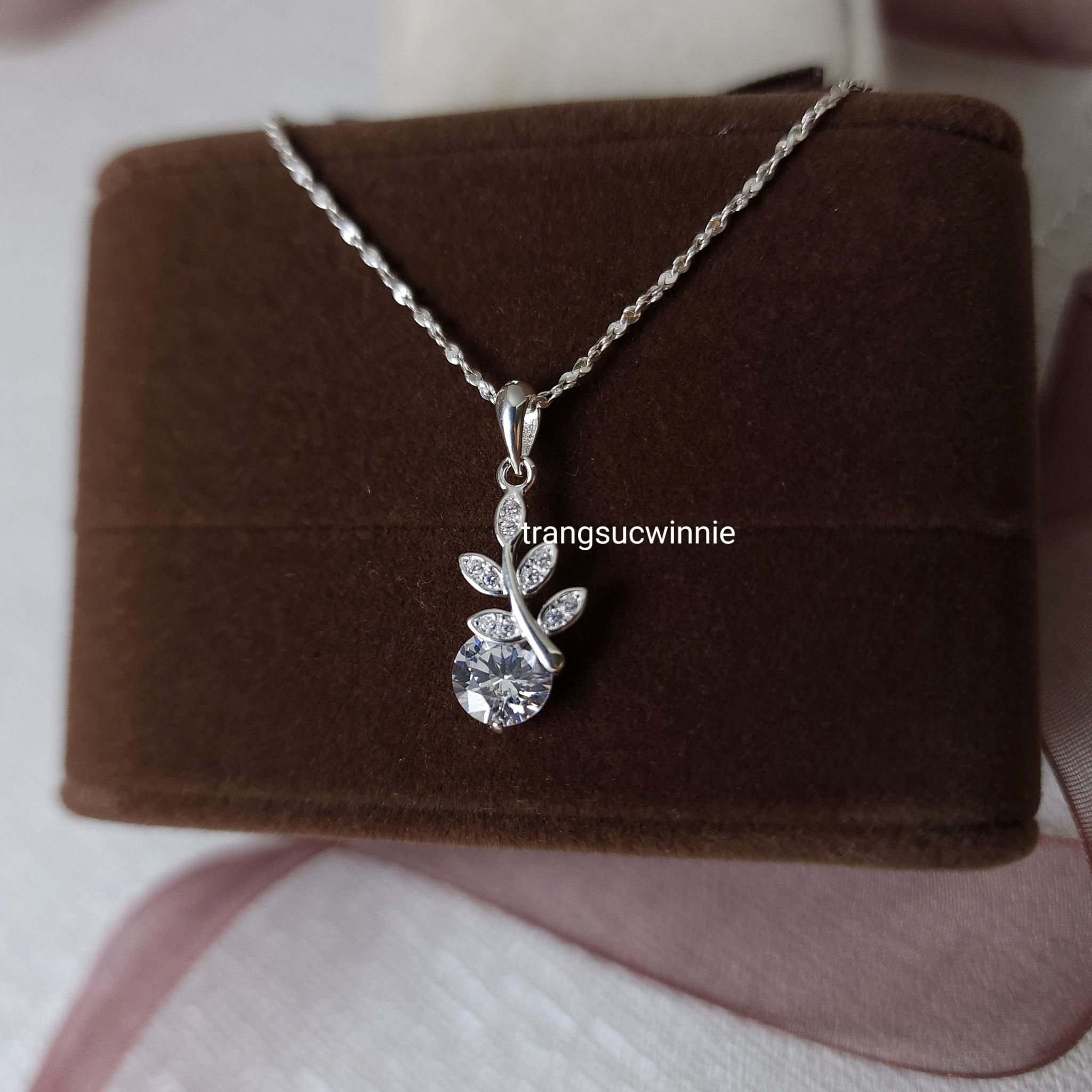 Charm Bạc S925 Leaf