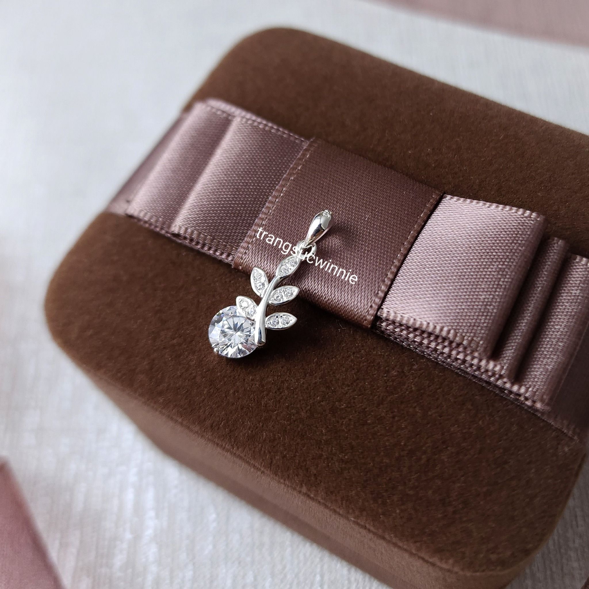 Charm Bạc S925 Leaf