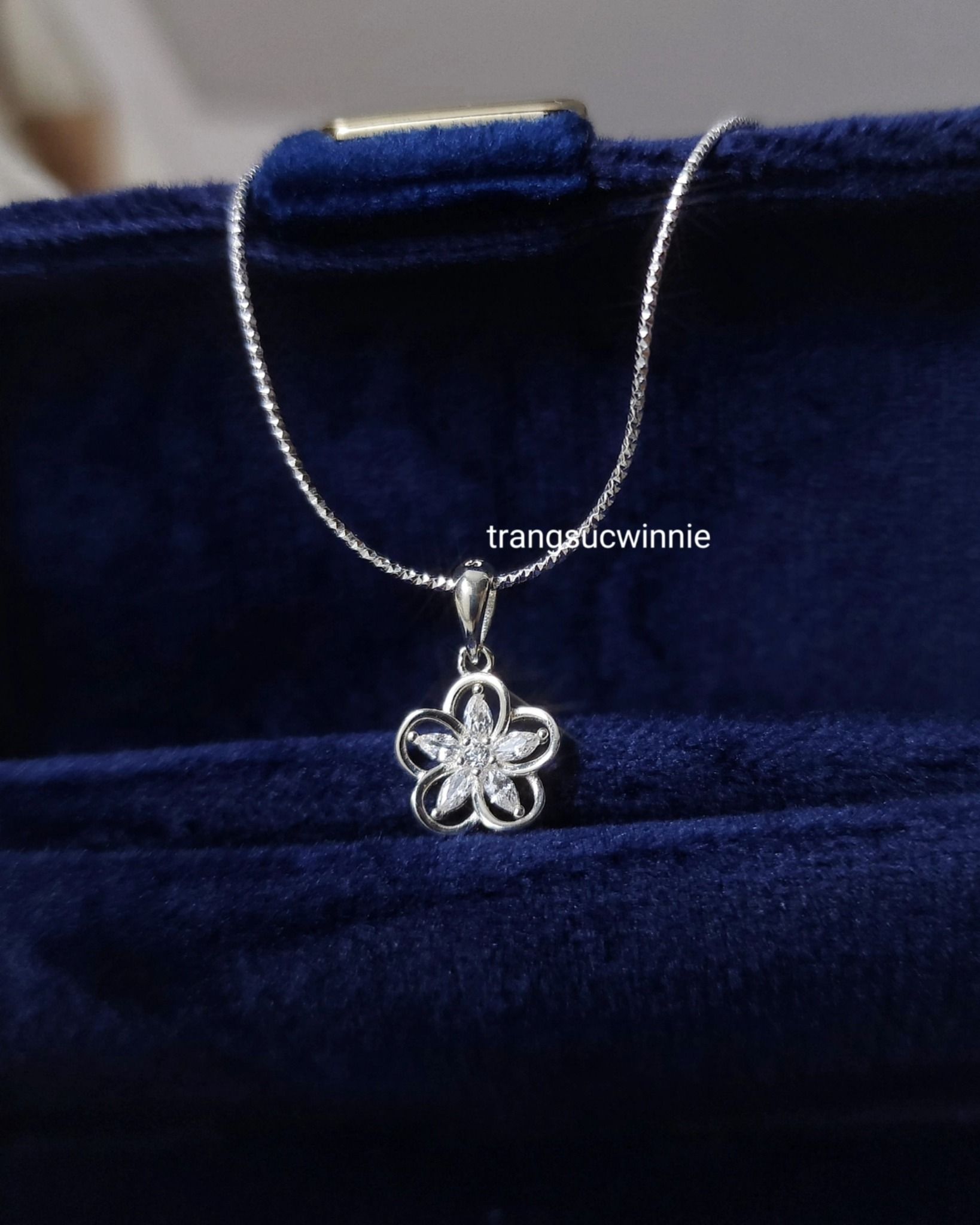 Dây chuyền Bạc S925 Crystal