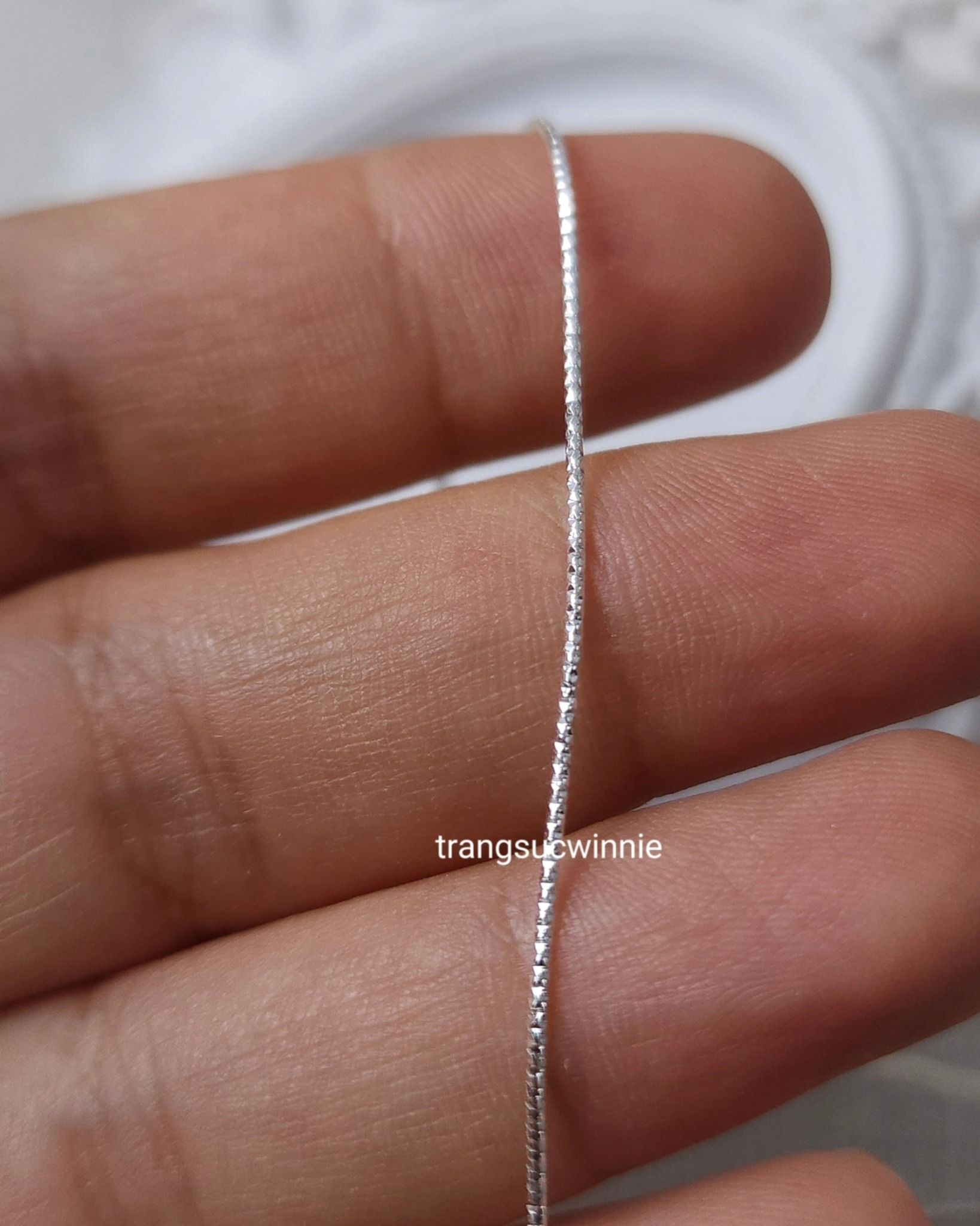 Dây chuyền Bạc S925 Crystal