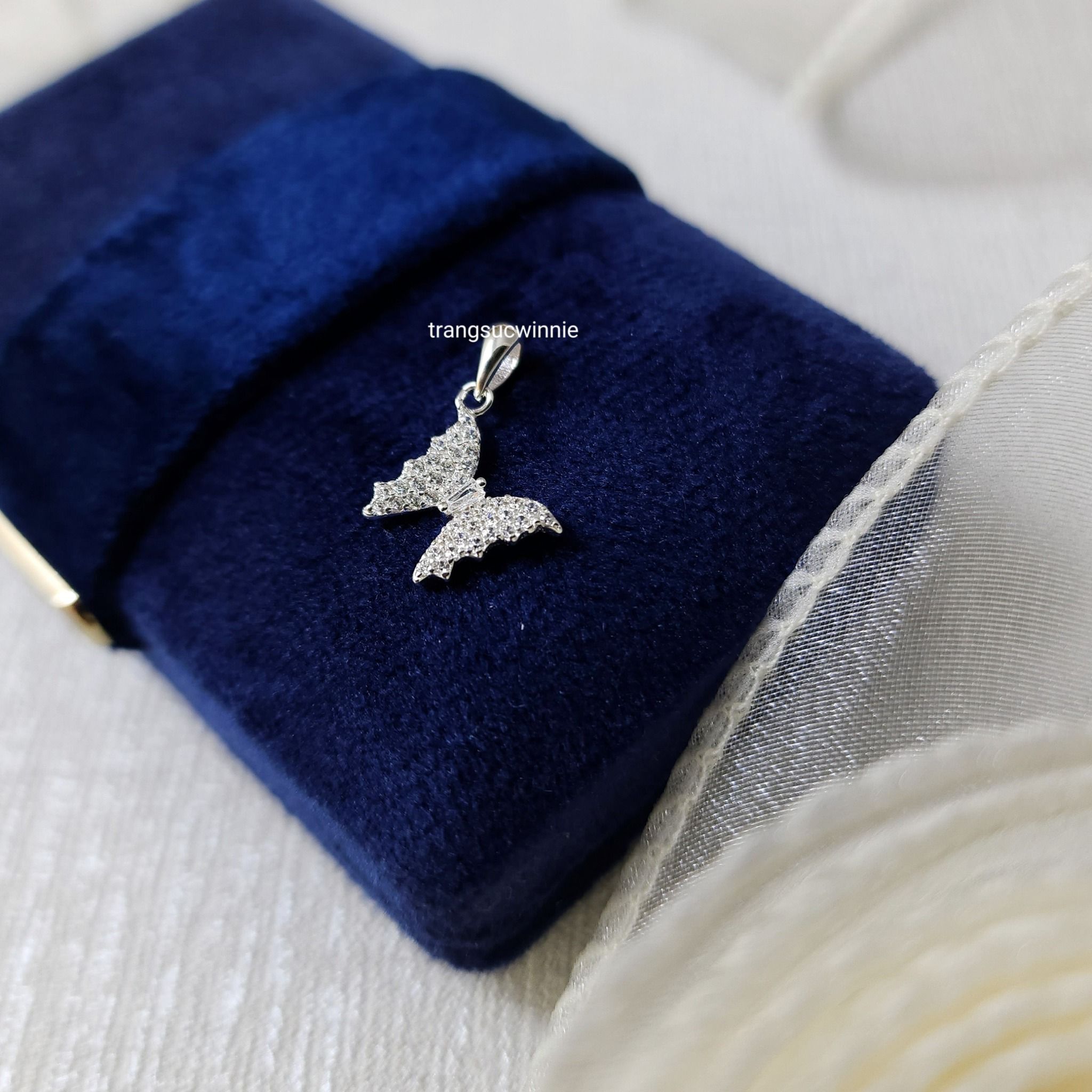 Charm bạc S925 Shiny Butterfly