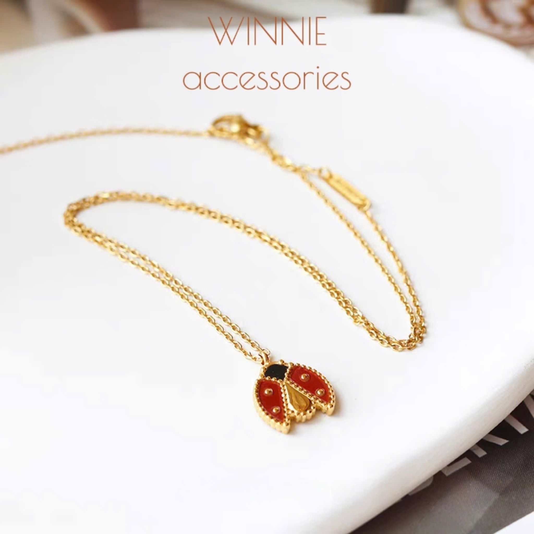 Dây chuyền titan Ladybug