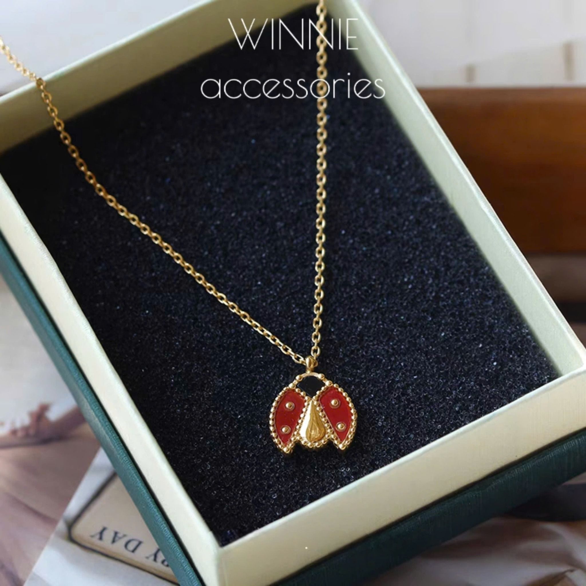 Dây chuyền titan Ladybug