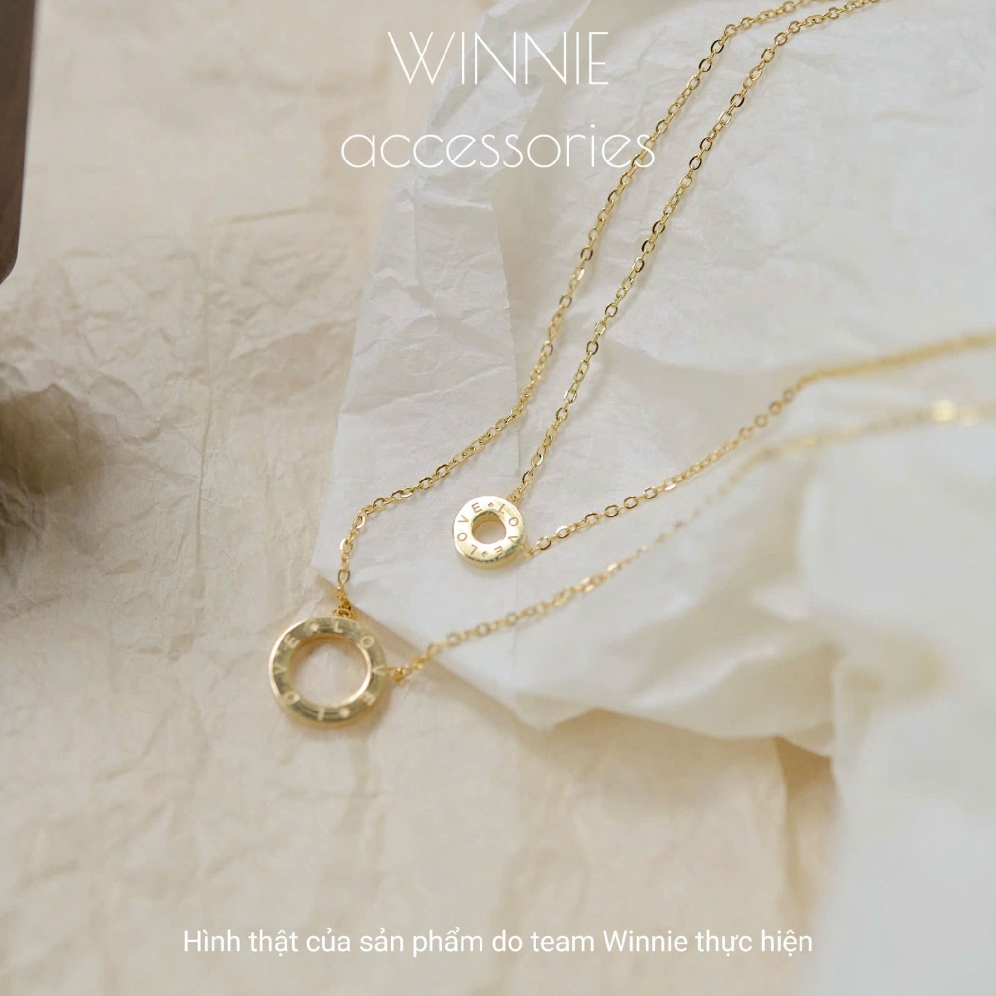 Dây chuyền titan Layer Circle love