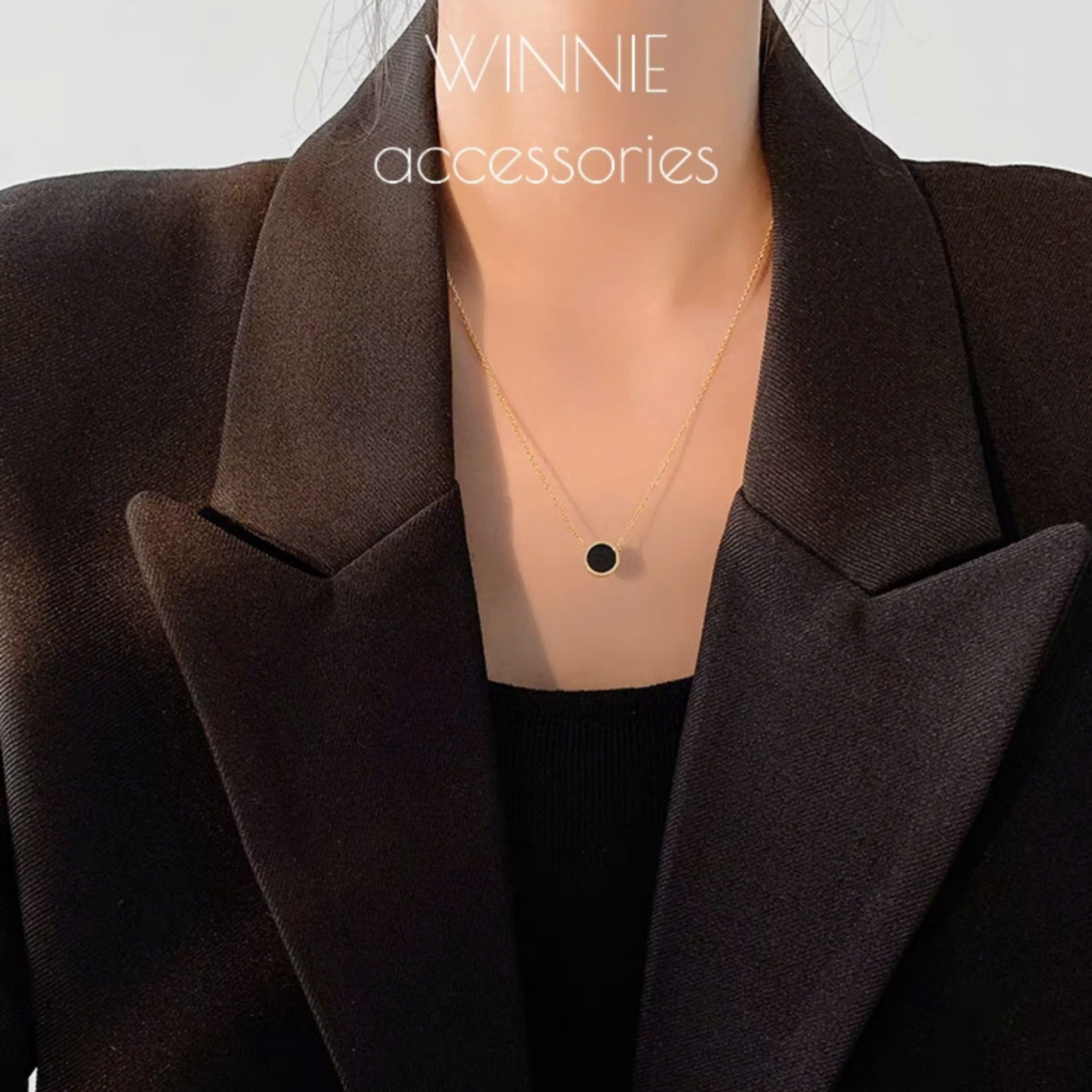 Dây chuyền titan Black