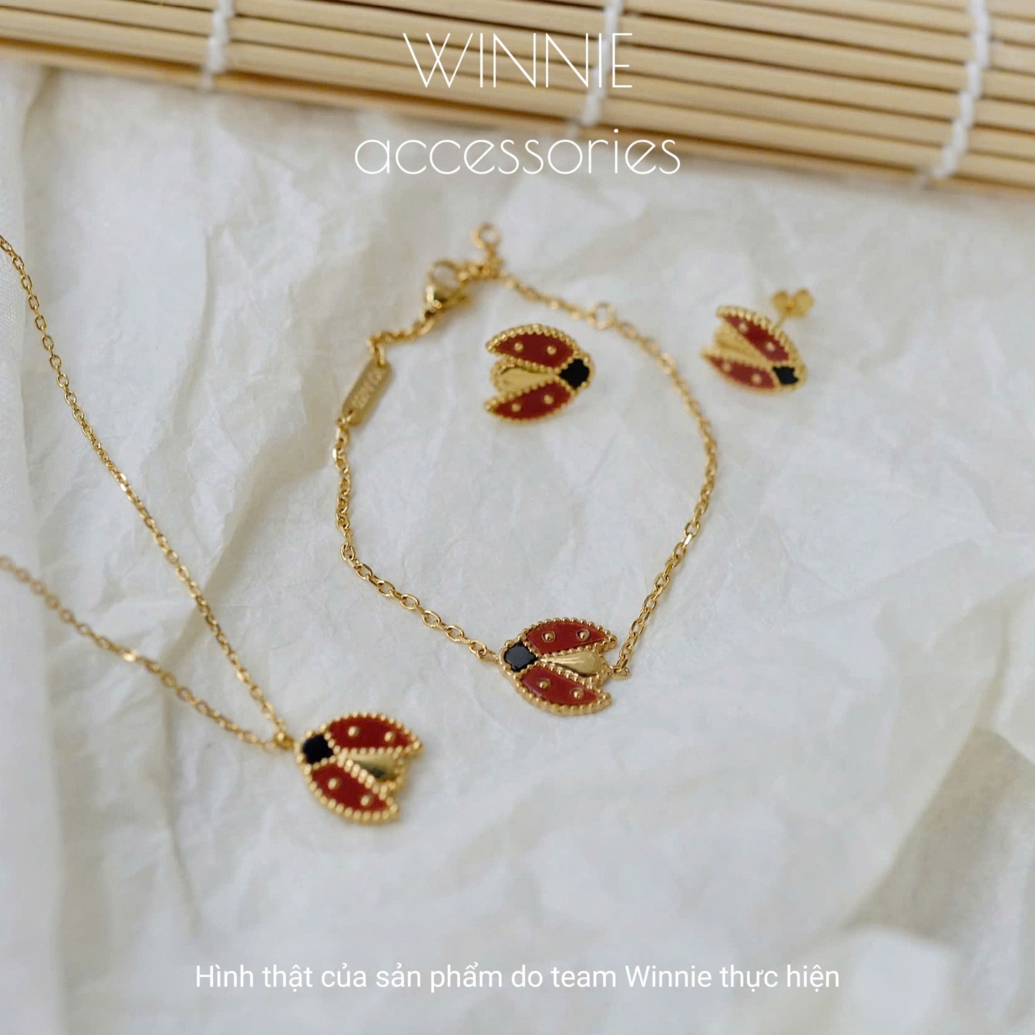 Dây chuyền titan Ladybug