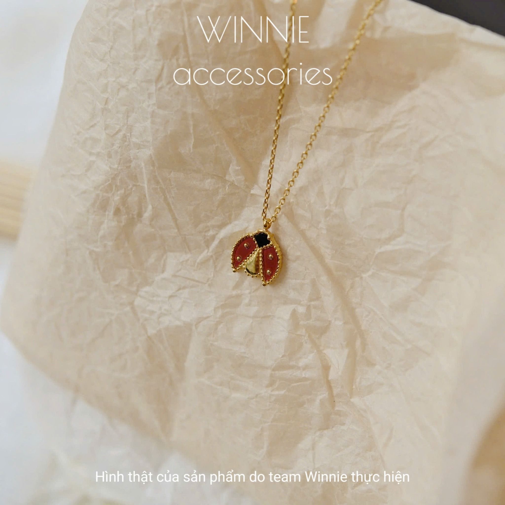Dây chuyền titan Ladybug