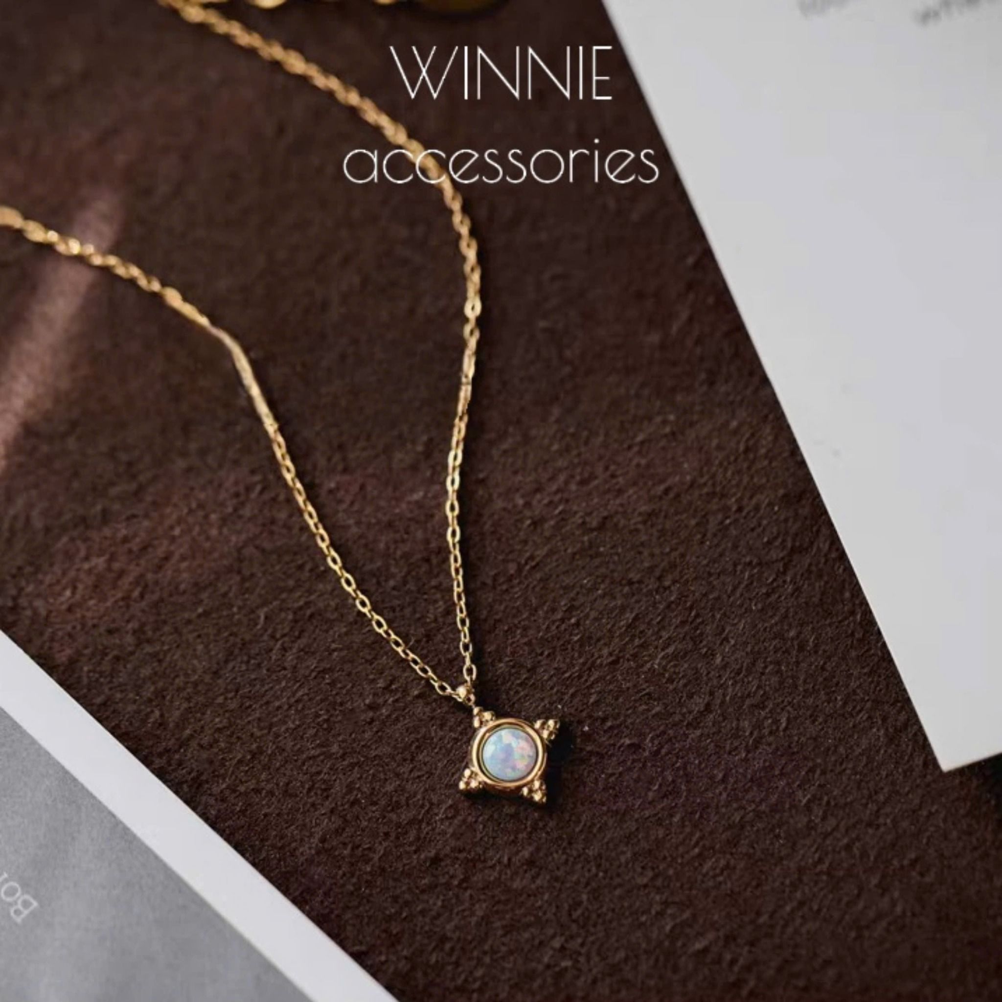 Dây chuyền Titan Mini Opal