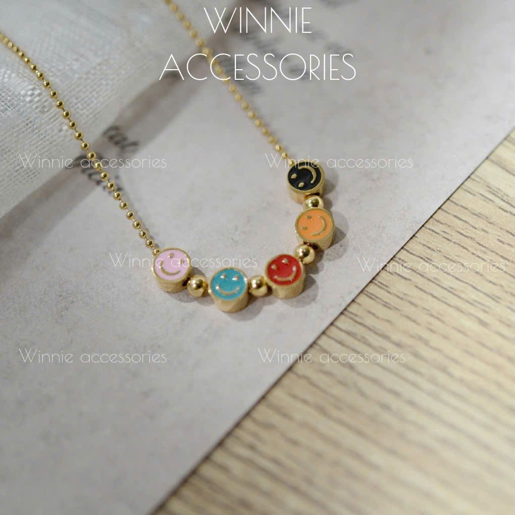 Dây chuyền Titan Color Smile Bi