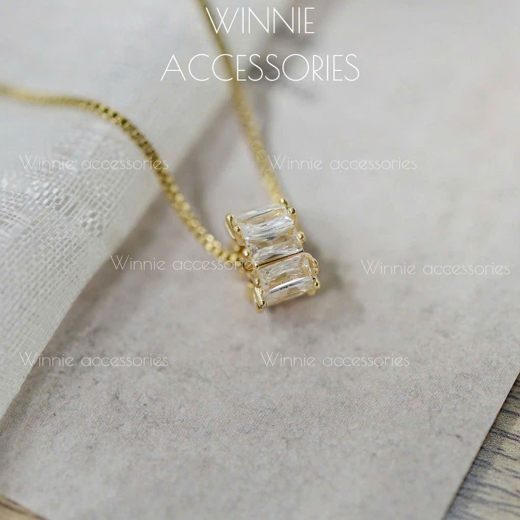 Dây chuyền Titan Zirconia Circle
