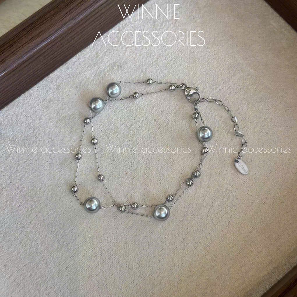 Lắc tay Titan Grey Pearl