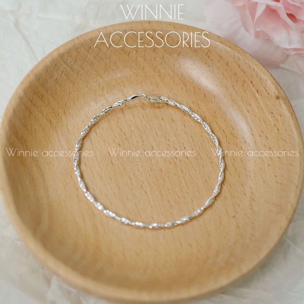 Vòng tay Bạc S925 2 xoắn