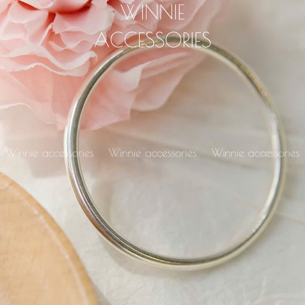 Vòng tay Bạc S925 990 tròn trơn