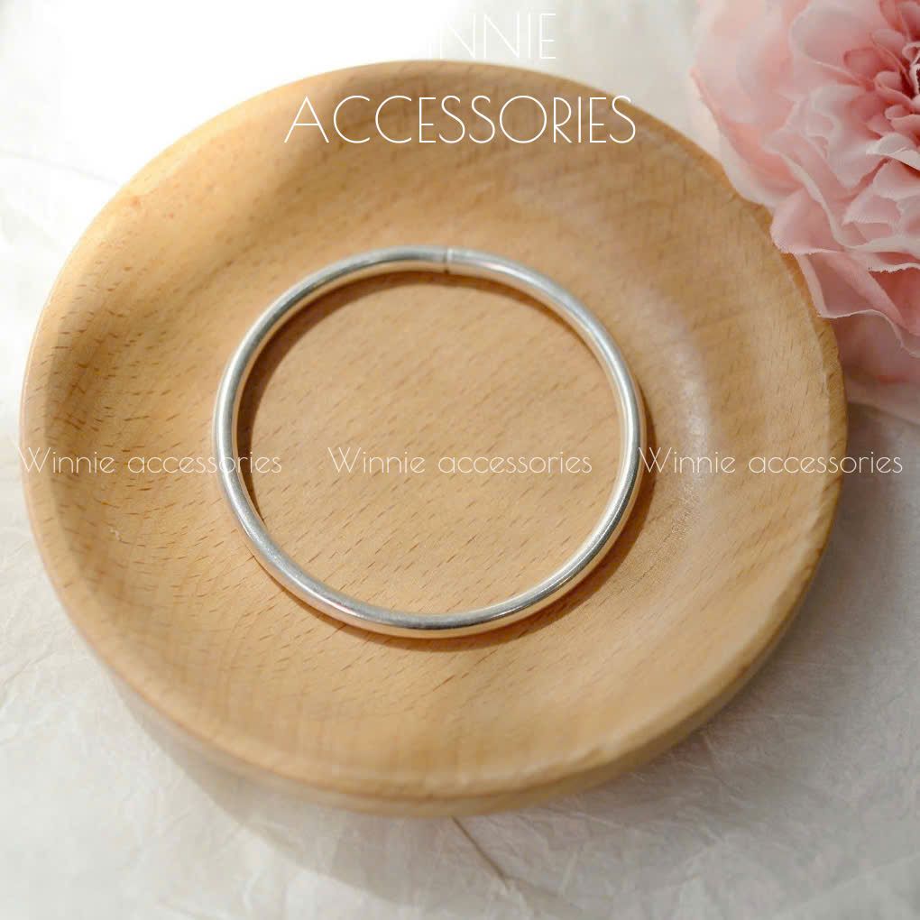 Vòng tay Bạc S925 990 tròn trơn