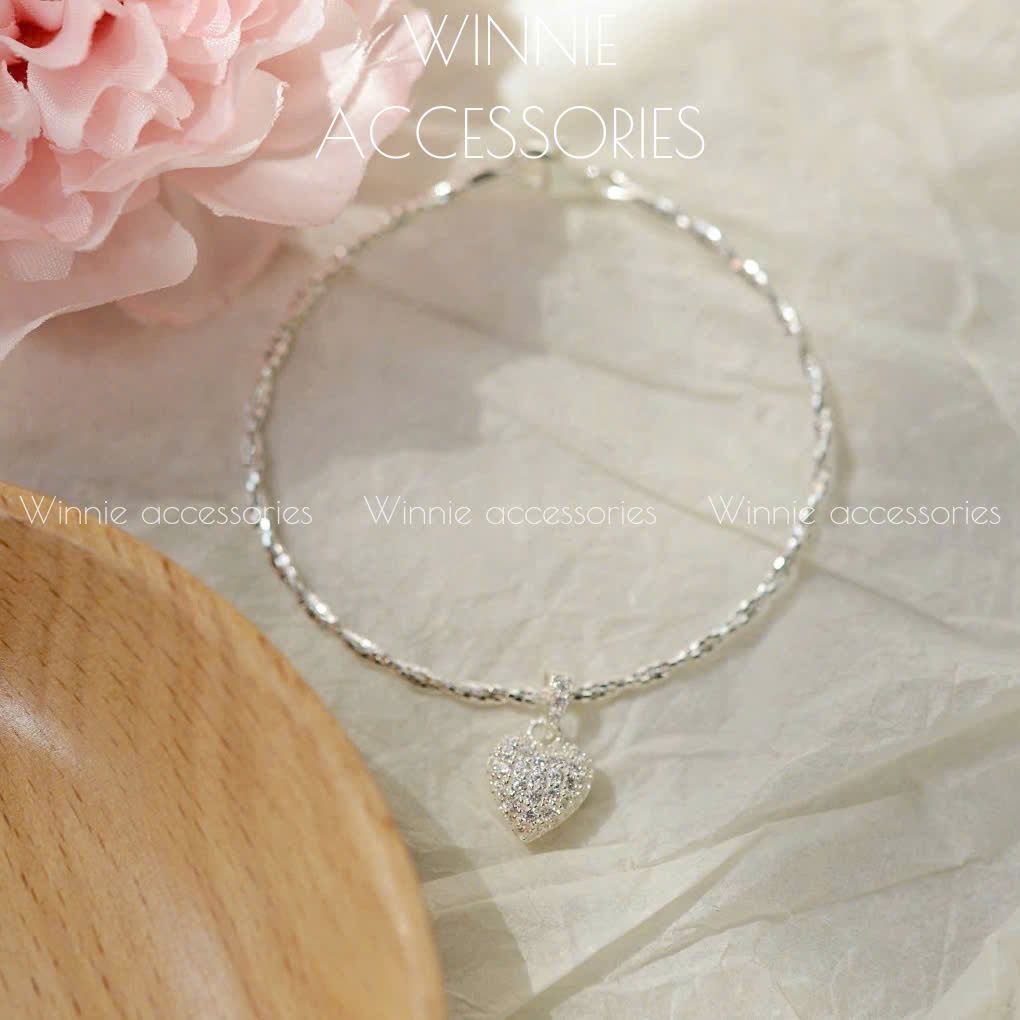 Charm Bạc S925 heart