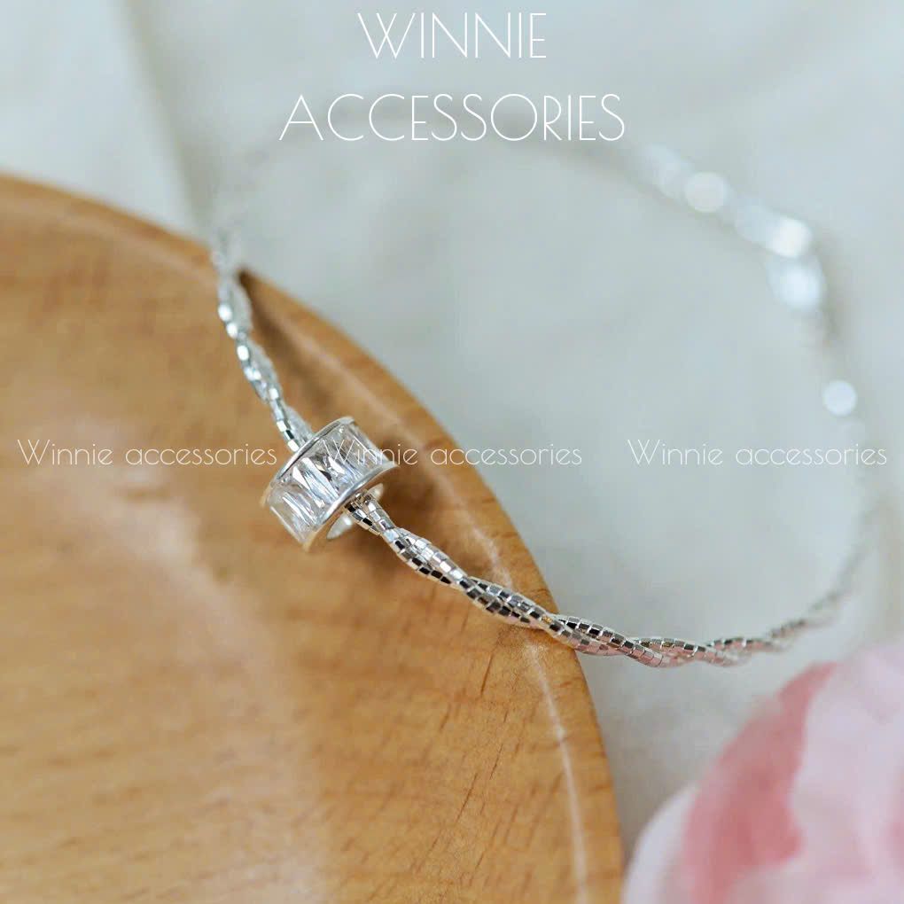 Charm Bạc S925 Xỏ Zirconia