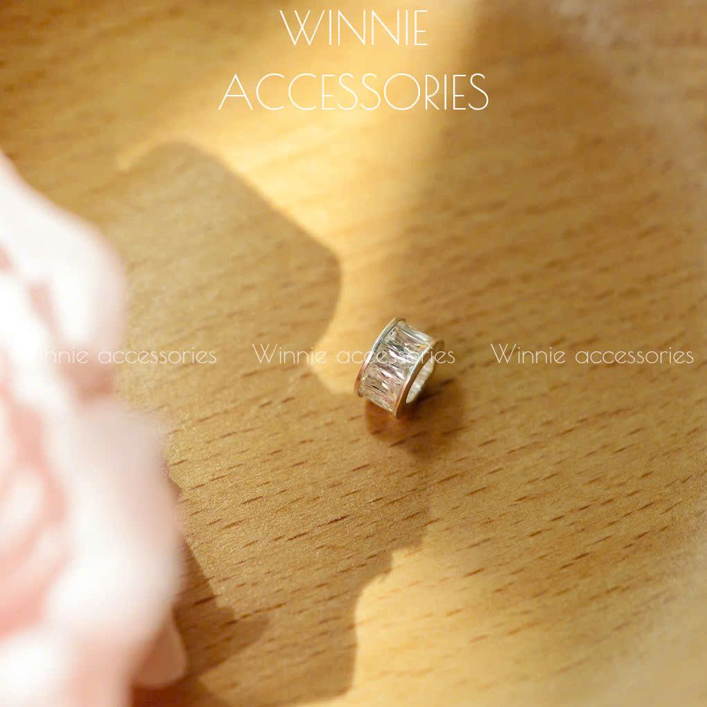 Charm Bạc S925 Xỏ Zirconia