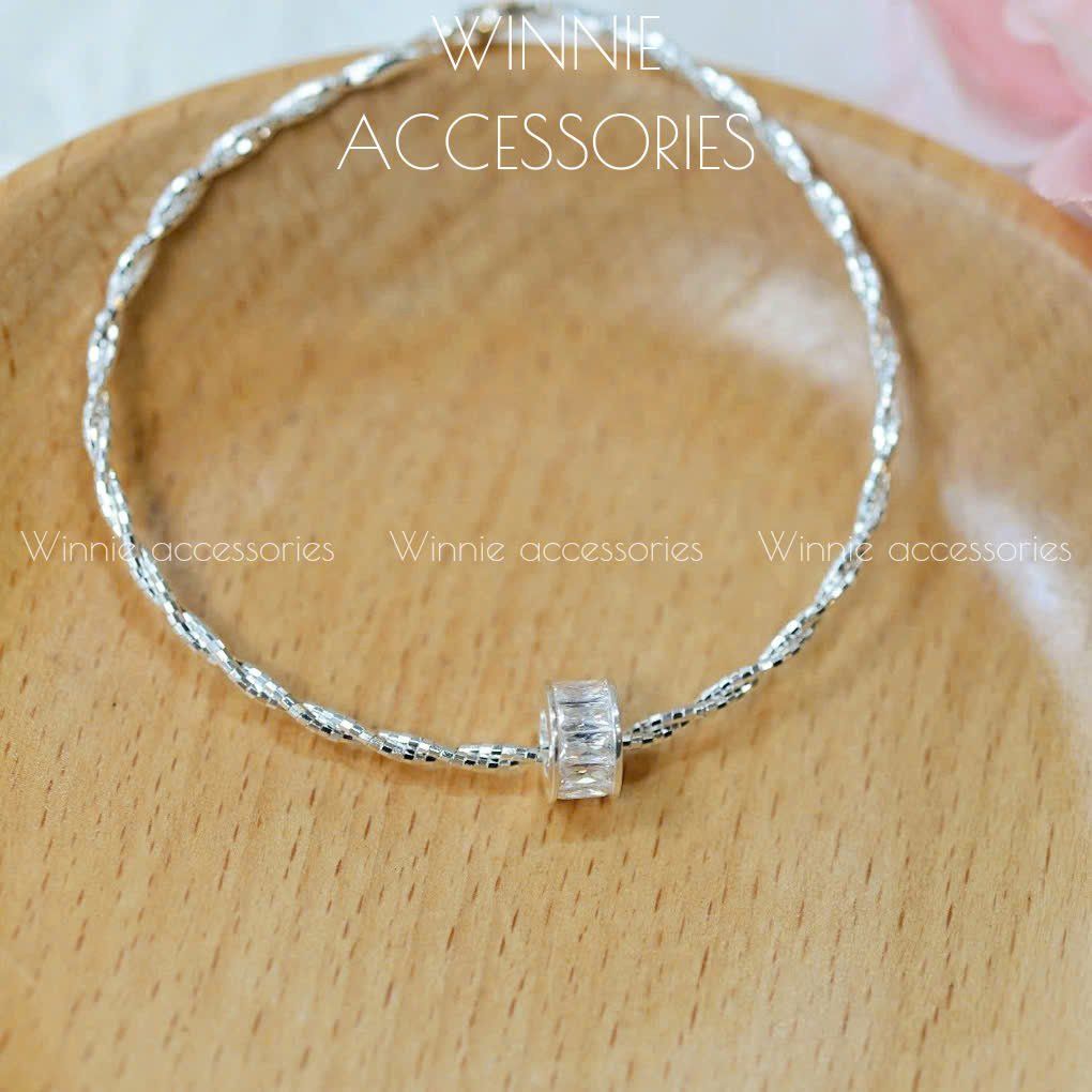 Charm Bạc S925 Xỏ Zirconia