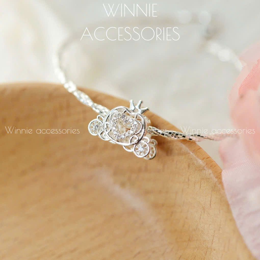 Charm Bạc S925 Xỏ Xe Bí Ngô