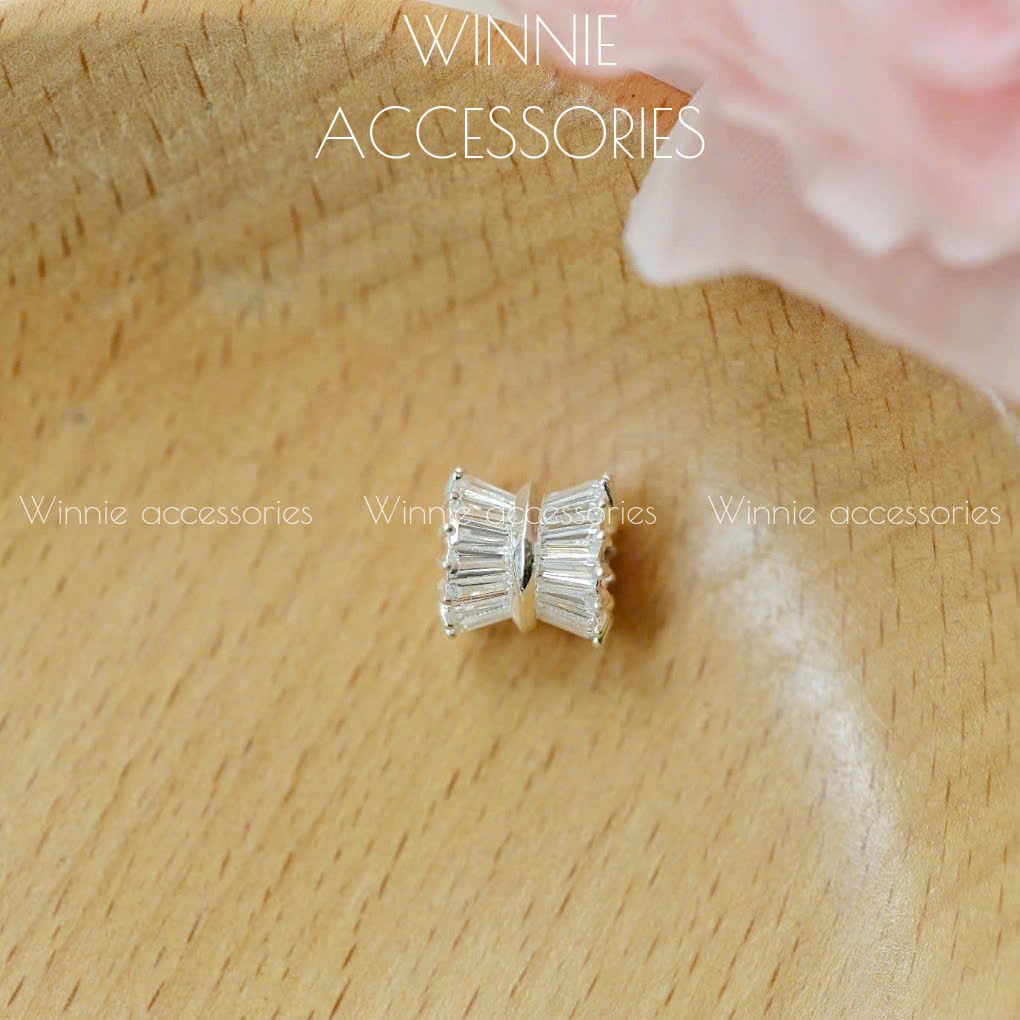Charm Bạc S925 Xỏ Nơ