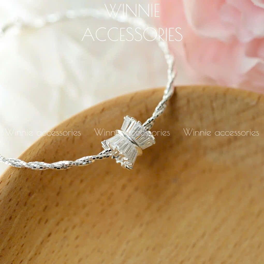 Charm Bạc S925 Xỏ Nơ