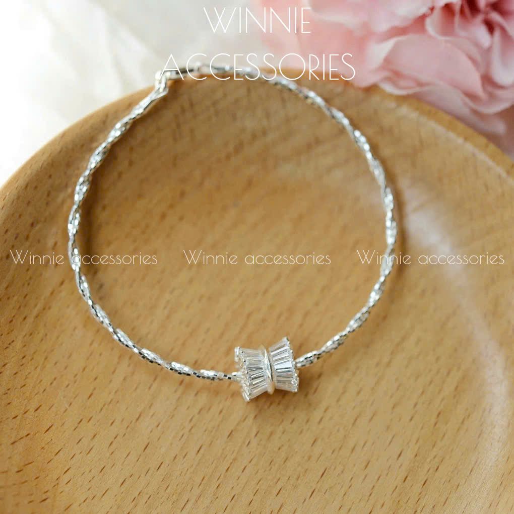Charm Bạc S925 Xỏ Nơ