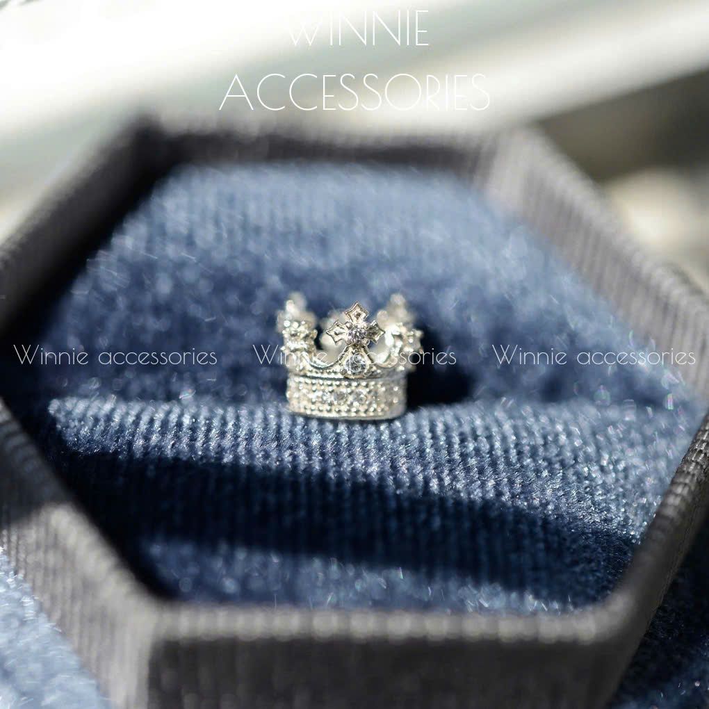 Charm Bạc S925 Xỏ Vương Miện lớn