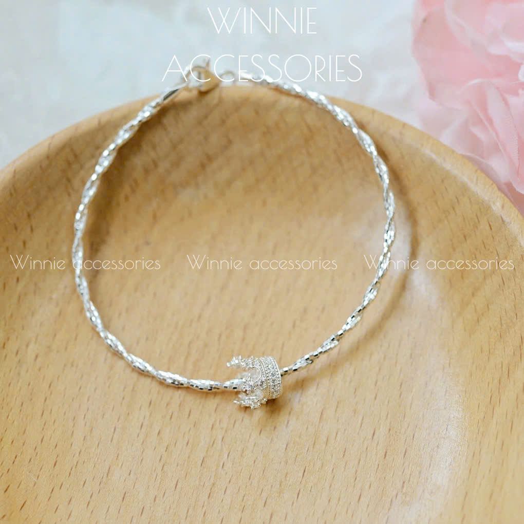 Charm Bạc S925 Xỏ Vương Miện lớn